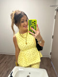 Lemon Drop Darling Pants: Yellow