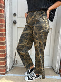 Forest Fade Cargo Pants: Olive Camo