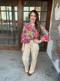 Blossom Blouse: Colorful Floral