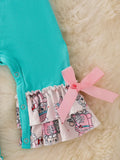 Nuts About You Romper: Mint