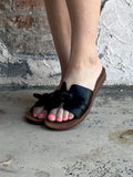 Too Cute Sandals: Black