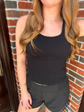 Rushed Tank Top: Black