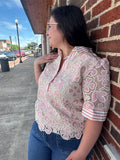 Lace & Love Top: Mauve