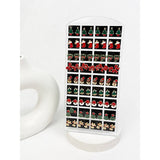 Christmas Post Earrings: Multi-Color