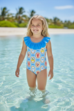Sebastian Swimsuit: Blue Mix