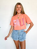 Picnic Patch Fall Tee: Orange