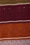 Leaves are Falling Stripe Sweater: Multi-Color