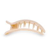 Almond Beige Round Hair Clip : Large