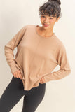 Stay Warm Sweater: Dark Taupe