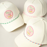 Tequila Lime and Sunshine Trucker Hat: Pink