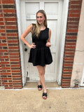 Back Story Mini Dress: Black