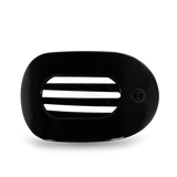 Jet Black Round Hair Clip: Large