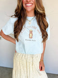 Kind Words Honey Bear Tee: Light Blue