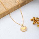Tropical Tide Necklace: Gold