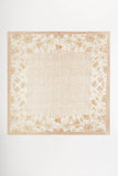 Boho Floral Bandana: Cream