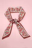 Ditsy Floral Scarf Wrap: Burgundy Mix