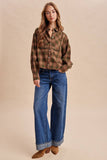 Cider Season Plaid Top: Hunter Green