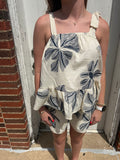 Coastal Couture Top: Cream/Navy