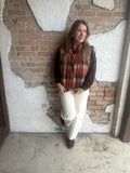 Autumn Agenda Vest: Rust Mix