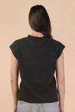 Knitted Ease Top: Black