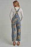 Blue Jean Bouquet Overalls: Lightwash