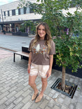 Boho Ghost Tee: Espresso