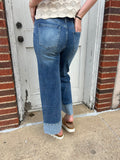 Camden Cuffed Denim: Medium Wash