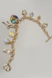 SUMMER SUN CHARM BRACELET: GOLD
