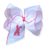 5" Embroidered Spring Bows