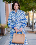 Palmer Tote: Woven Tan