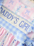 “DADDY'S GIRL” Romper: Lt Pink