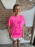 Monster Mash Tee: Pink