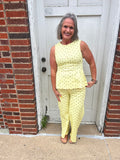 Lemon Drop Darling Pants: Yellow