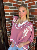 Rustic Romance Top: Dusty Mauve