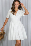 Cottage Cutie Dress: Off White