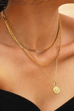Pretty Little Layers Necklace: Gold