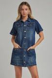 Equestrian Era Dress: Dark Wash