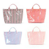 Beach Bougie Tote Bag: Fuchsia Orange