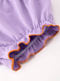 Gingham Ghoul Bloomer Set: Purple Mix
