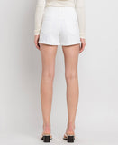 Becs Denim Shorts: Optic White