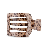 Square Hair Clip Blonde Tortoise: Large