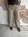 Feline Barrel Pants: Brown