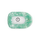 Spring Splash Flat Round Hair Clip: Medium