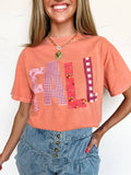 Picnic Patch Fall Tee: Orange