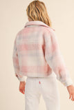 Cotton Candy Frost Jacket: Plaid