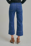 Everly Pocket Denim: Medium Wash