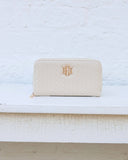 Penelope Wallet: Woven Almond