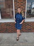 Equestrian Era Dress: Dark Wash