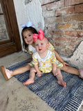 The Cutest Chick Romper: Yellow