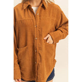 Keep it Classic Cord Jacket: Caramel